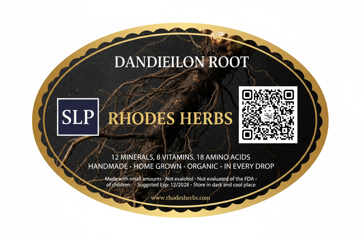 Dandelion Tincture — Organic & Homegrown
