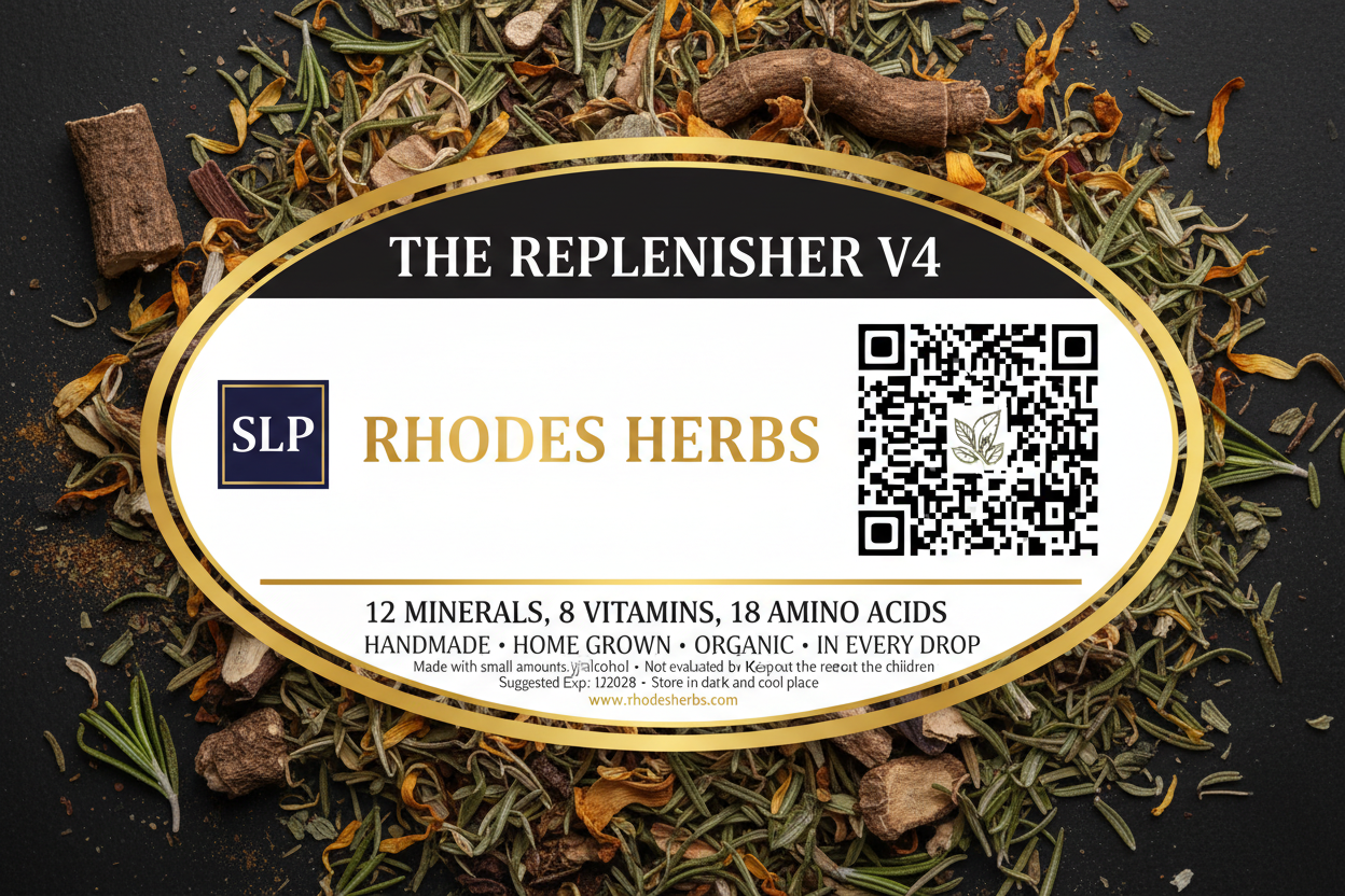 The Replenisher V4 — Dandelion, Burdock Root, Plantain & Purslane Tincture