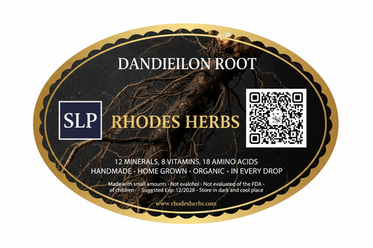 Dandelion Tincture — Organic & Homegrown