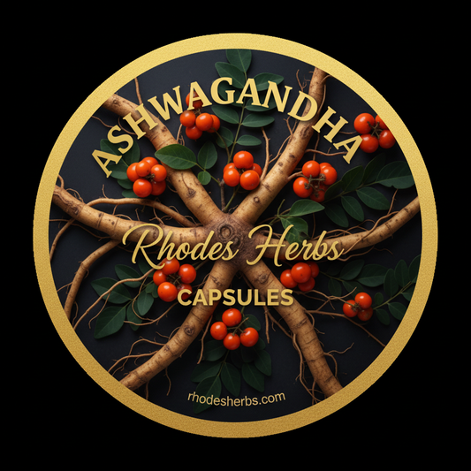 Ashwagandha Capsules product label